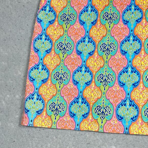 Peter Millar Skirt Womens Size 12 Multicolor Floral Print Golf Tennis Stretch - Picture 3 of 11